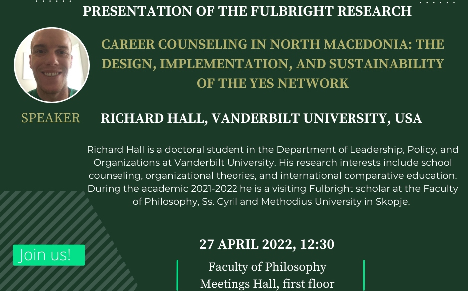 Presentation of the fulbright research